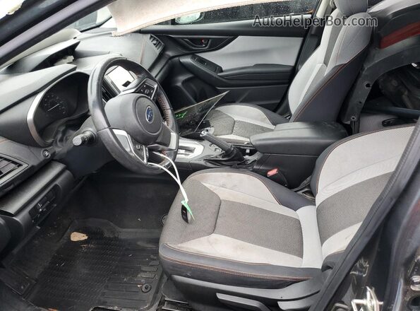 JF2GTAEC5LH242885 2020 SUBARU CROSSTREK Gray Вид салону спереду