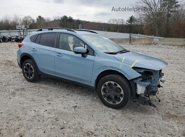 JF2GTAEC7NH260002 2022 SUBARU CROSSTREK Синий Передняя правая четверть