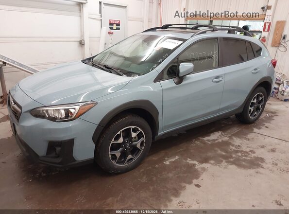 JF2GTAEC8LH250253 2020 SUBARU CROSSTREK Gray Առջևի ձախ երեք քառորդ տեսարան
