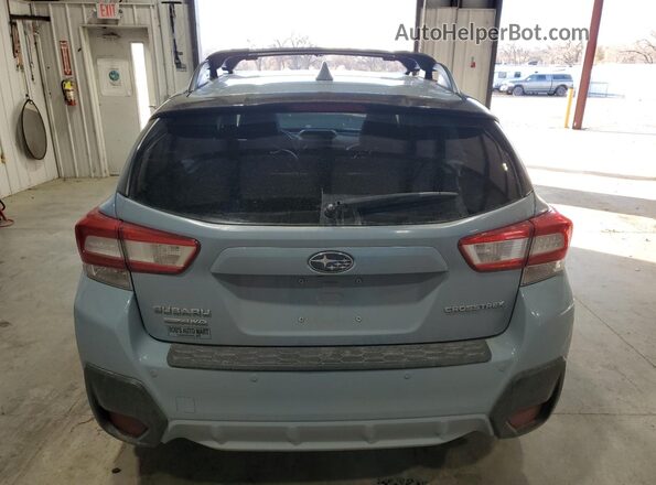 JF2GTALC3JH211196 2018 SUBARU CROSSTREK Blue Հետևի տեսք
