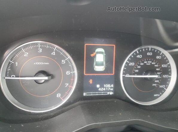 JF2GTALC5JH300784 2018 SUBARU CROSSTREK Orange 