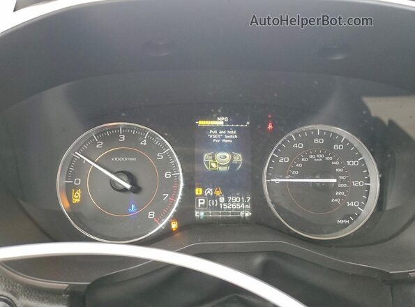 JF2GTAMC6L8203532 2020 SUBARU CROSSTREK Серебряный Вид щитка приборов