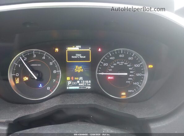 JF2GTANC4L8216004 2020 SUBARU CROSSTREK Red Vista de los asientos traseros