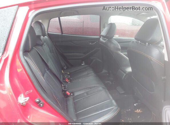 JF2GTANC4L8216004 2020 SUBARU CROSSTREK Red Vista de la etiqueta del VIN