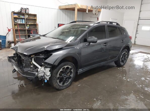 JF2GTAPC5N8211717 2022 SUBARU CROSSTREK Gray Առջևի ձախ երեք քառորդ տեսարան