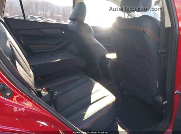 JF2GTHMC4NH279455 2022 SUBARU CROSSTREK Red Vista de la etiqueta del VIN
