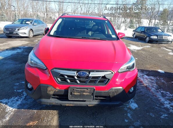 JF2GTHMC4NH279455 2022 SUBARU CROSSTREK Red Vista del cuadro de instrumentos