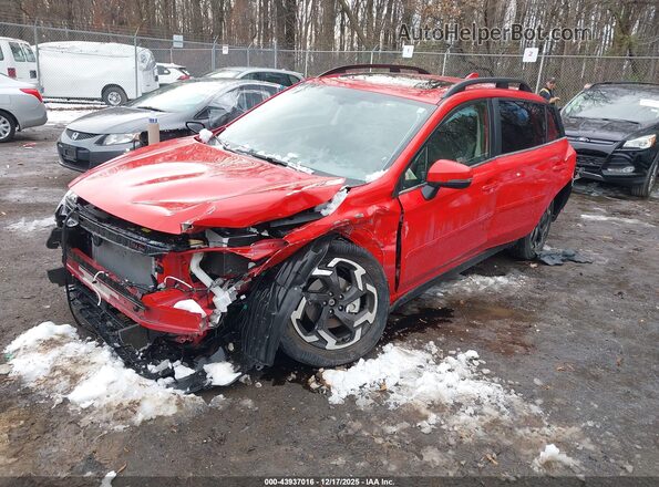 JF2GTHMC5P8274784 2023 SUBARU CROSSTREK Красный Передняя левая четверть
