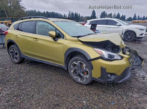 JF2GTHMC7PH239065 2023 SUBARU CROSSTREK Green Delantero derecho