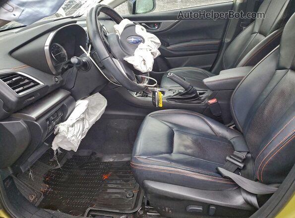 JF2GTHMC7PH239065 2023 SUBARU CROSSTREK Green Vista interior delantera