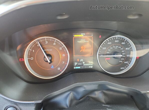 JF2GTHNCXP8274682 2023 SUBARU CROSSTREK White Vista del cuadro de instrumentos