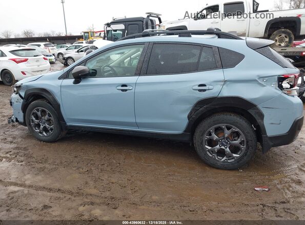JF2GTHRC4NH254001 2022 SUBARU CROSSTREK Blue Vista frontal