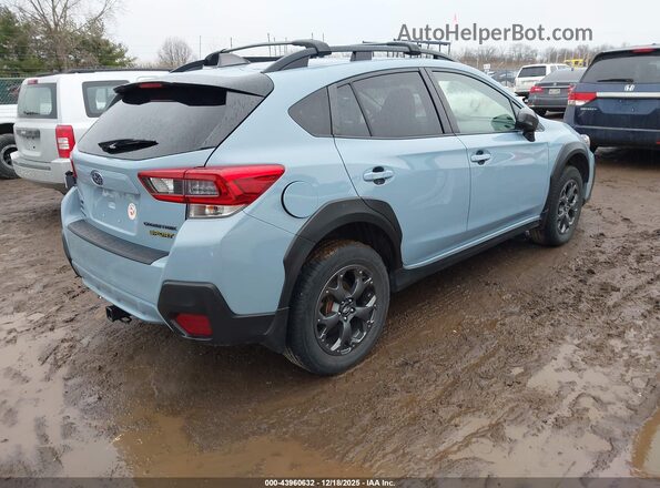 JF2GTHRC4NH254001 2022 SUBARU CROSSTREK Blue Trasero derecho