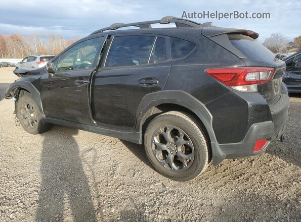JF2GTHSC1MH300117 2021 SUBARU CROSSTREK Black უკანა მარცხენა
