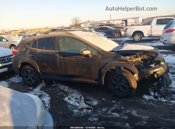 JF2GTHSC4NH238617 2022 SUBARU CROSSTREK Black Widok wnętrza z tyłu