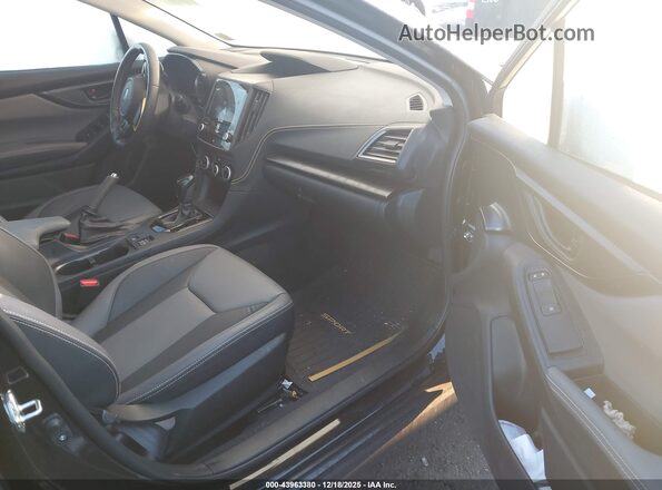 JF2GTHSC4NH238617 2022 SUBARU CROSSTREK Black Widok wnętrza z przodu