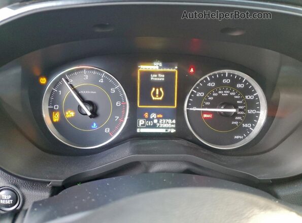JF2GTHSC9PH271504 2023 SUBARU CROSSTREK Gray Instrument cluster view