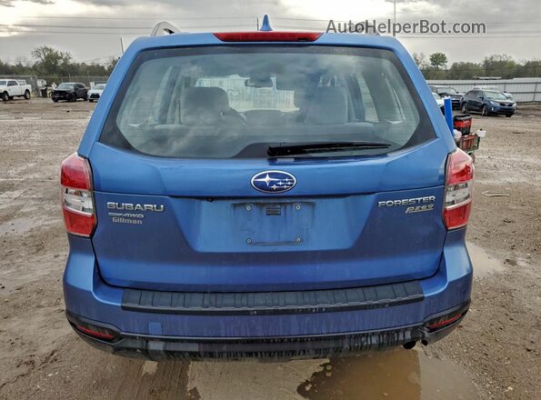JF2SJABC3GH473648 2016 SUBARU FORESTER 2.5 Blue Vista trasera