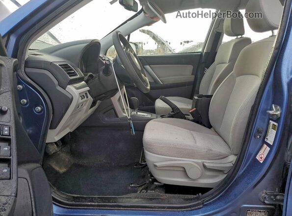 JF2SJABC3GH473648 2016 SUBARU FORESTER 2.5 Blue Vista interior delantera