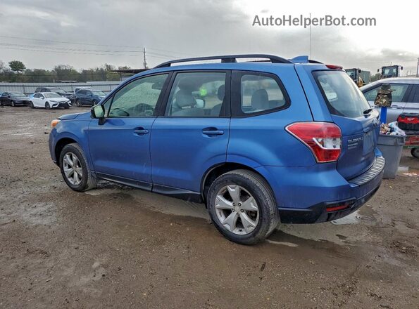JF2SJABC3GH473648 2016 SUBARU FORESTER 2.5 Blue Trasero izquierdo