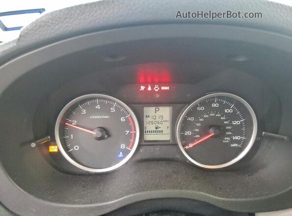JF2SJABC3GH473648 2016 SUBARU FORESTER 2.5 Blue Vista del cuadro de instrumentos