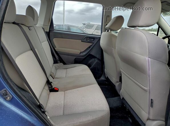 JF2SJABC3GH473648 2016 SUBARU FORESTER 2.5 Blue Vista de los asientos traseros