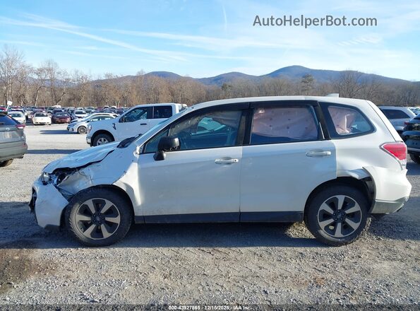 JF2SJABC3JH617447 2018 SUBARU FORESTER 2.5 White 