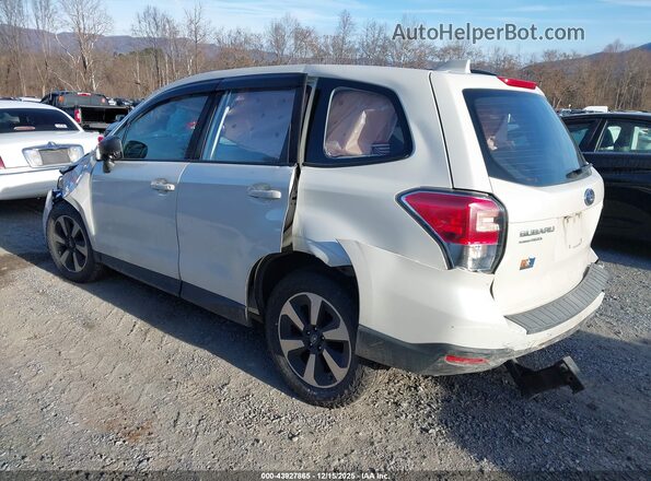 JF2SJABC3JH617447 2018 SUBARU FORESTER 2.5 White 