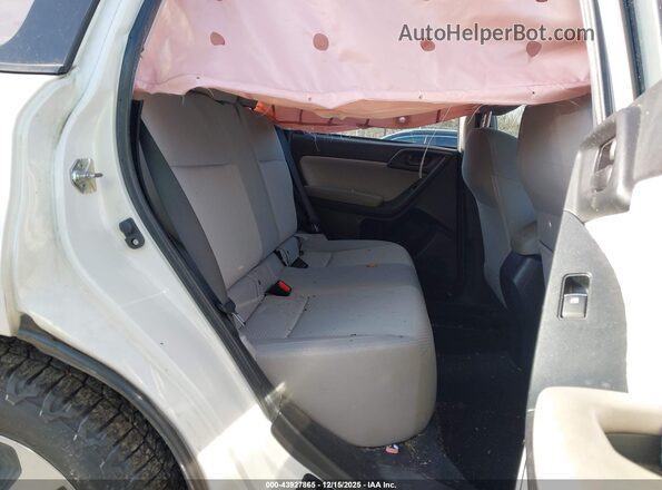 JF2SJABC3JH617447 2018 SUBARU FORESTER 2.5 White 