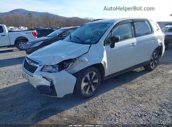 JF2SJABC3JH617447 2018 SUBARU FORESTER 2.5 White 