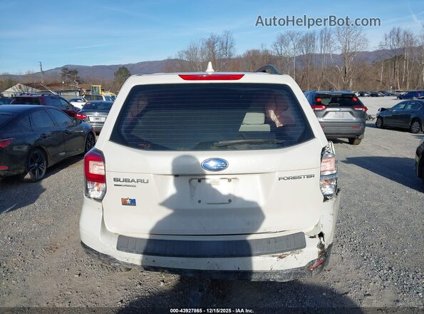 JF2SJABC3JH617447 2018 SUBARU FORESTER 2.5 White 