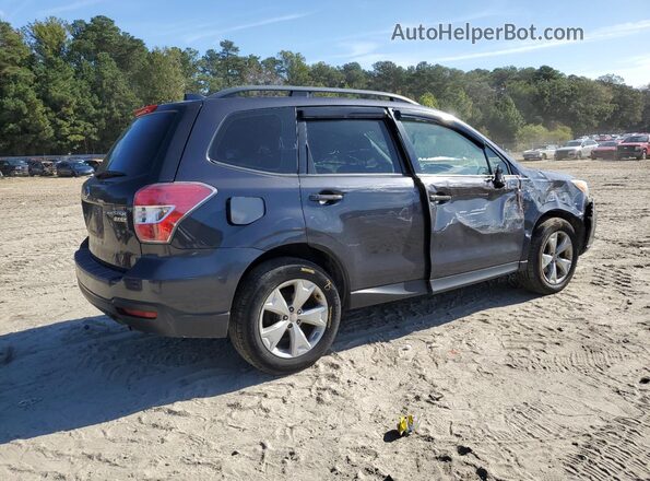 JF2SJABC5GH558748 2016 SUBARU FORESTER 2.5 Серый Задняя правая четверть