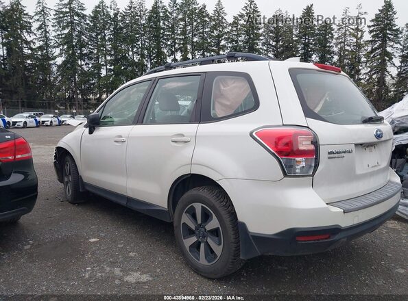 JF2SJABC8JH423982 2018 SUBARU FORESTER 2.5 Белый Задняя левая четверть