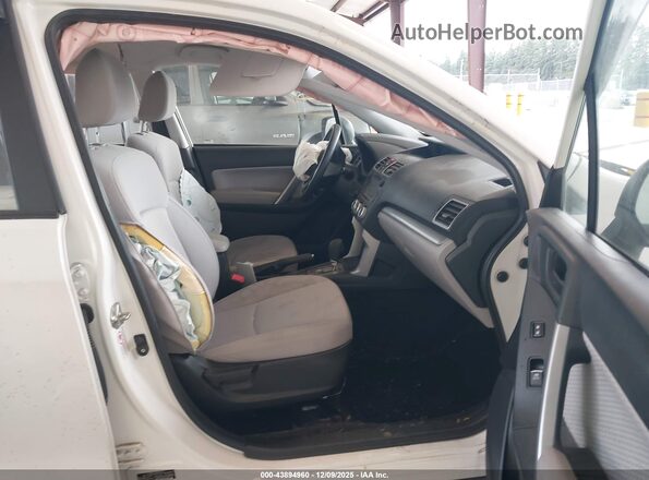 JF2SJABC8JH423982 2018 SUBARU FORESTER 2.5 Белый Вид салона спереди