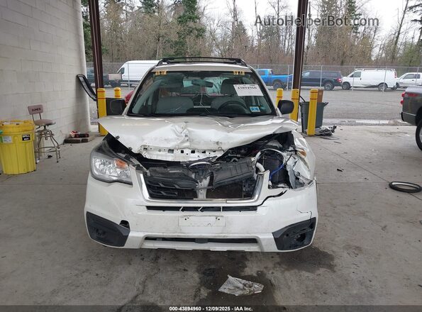 JF2SJABC8JH423982 2018 SUBARU FORESTER 2.5 Белый Вид спереди