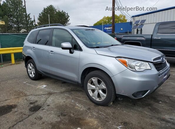 JF2SJADC1GH469398 2016 SUBARU FORESTER 2.5 Серебряный Передняя правая четверть