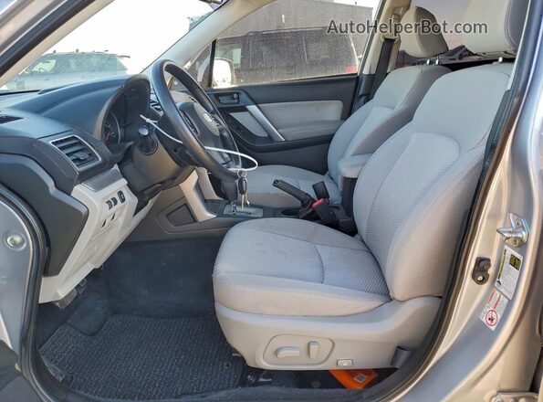 JF2SJADC3GH436063 2016 SUBARU FORESTER Silver Vista interior delantera