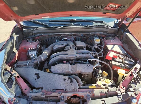 JF2SJADC4GH484557 2016 SUBARU FORESTER 2.5 Red Vista del compartimento del motor
