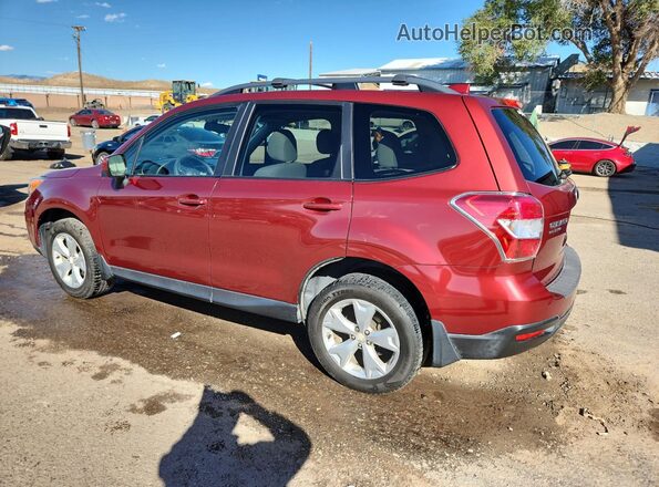 JF2SJADC4GH484557 2016 SUBARU FORESTER 2.5 Red Trasero izquierdo