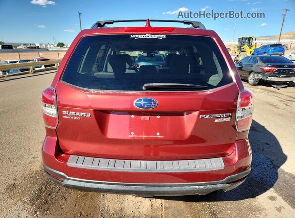 JF2SJADC4GH484557 2016 SUBARU FORESTER 2.5 Red Vista trasera