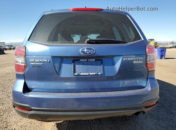 JF2SJADC7GH508513 2016 SUBARU FORESTER 2.5 Синий Вид сзади