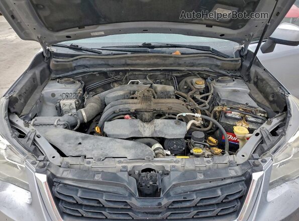 JF2SJADC9HH496382 2017 SUBARU FORESTER 2.5 Silver ძრავის განყოფილების ხედი