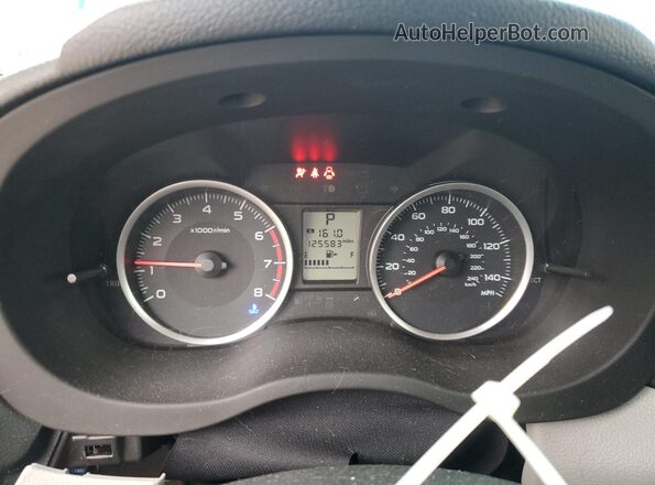 JF2SJAEC0HH495040 2017 SUBARU FORESTER 2.5 Белый Вид щитка приборов