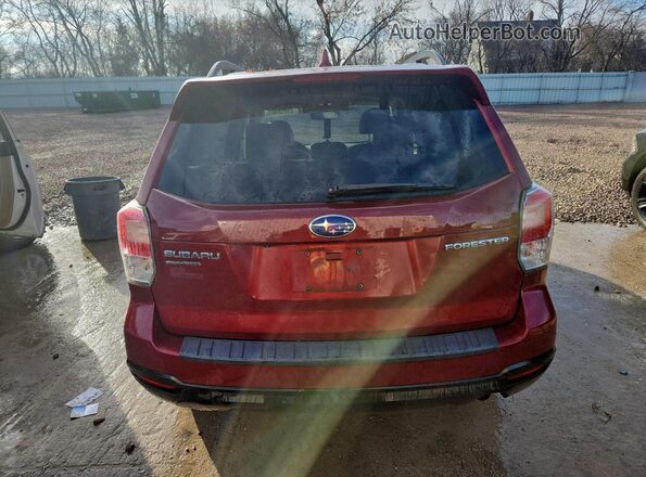 JF2SJAGC2JH415286 2018 SUBARU FORESTER 2.5 Burgundy 