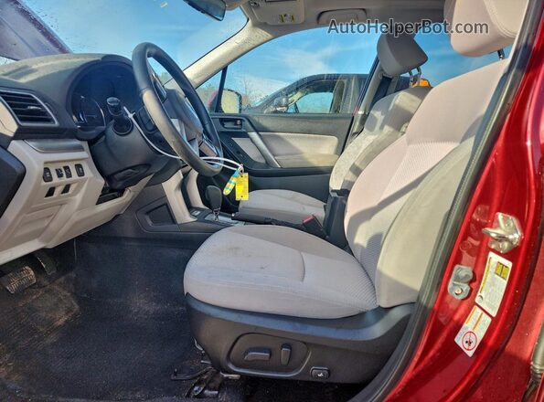 JF2SJAGC2JH415286 2018 SUBARU FORESTER 2.5 Burgundy 