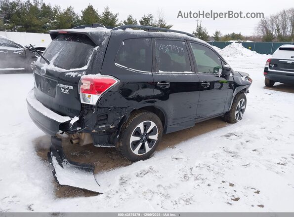 JF2SJAGC2JH496127 2018 SUBARU FORESTER 2.5 Black უკანა მარჯვენა