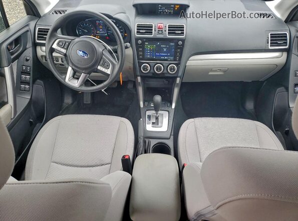 JF2SJAGC5HH456912 2017 SUBARU FORESTER 2.5 Silver წინა პანელის ხედი