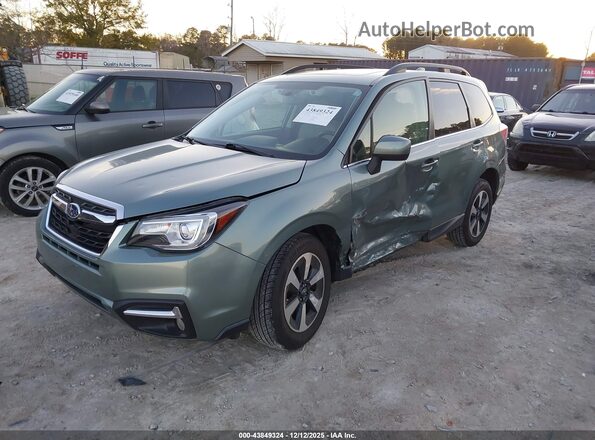 JF2SJARCXJH414643 2018 SUBARU FORESTER 2.5 Teal 