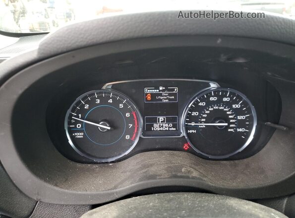 JF2SJATC1HH532910 2017 SUBARU FORESTER 2.5I TO White Vista del cuadro de instrumentos