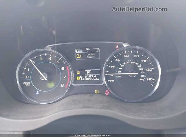 JF2SJATC4HH513882 2017 SUBARU FORESTER 2.5I TO Белый Вид задних сидений